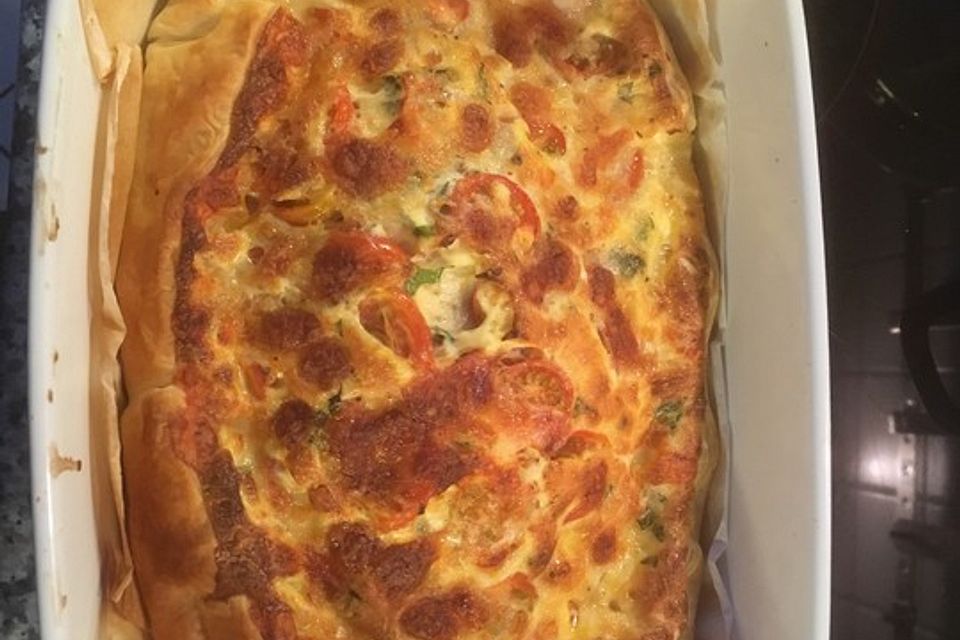 Tomaten-Mozzarella-Tarte