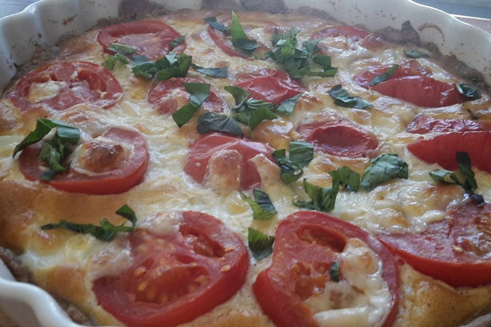 Tomaten-Mozzarella-Tarte