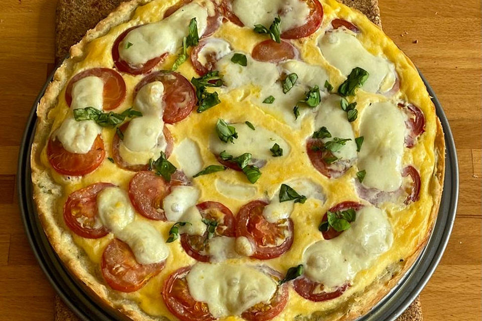 Tomaten-Mozzarella-Tarte