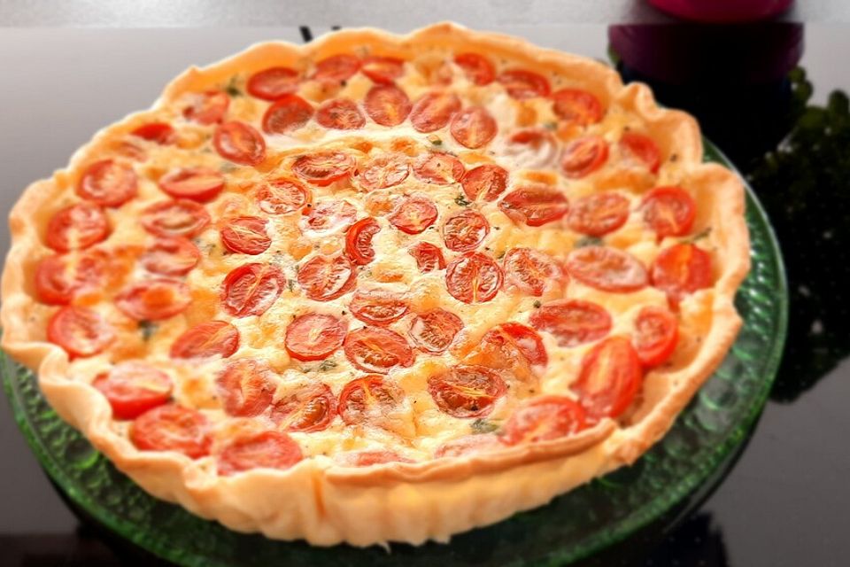 Tomaten-Mozzarella-Tarte