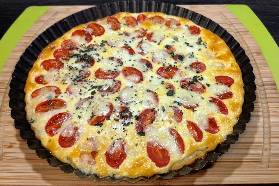 Tomaten-Mozzarella-Tarte