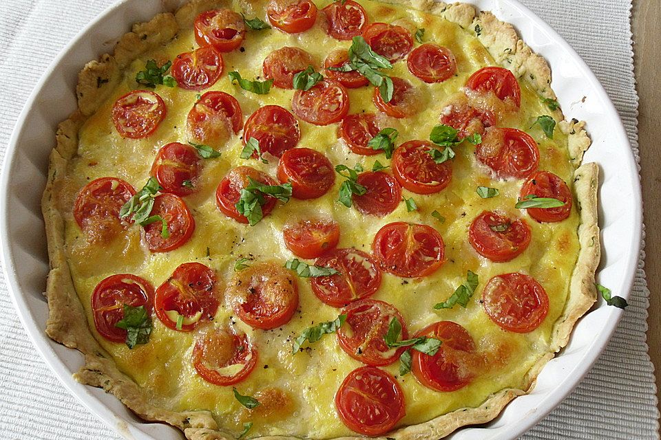 Tomaten-Mozzarella-Tarte