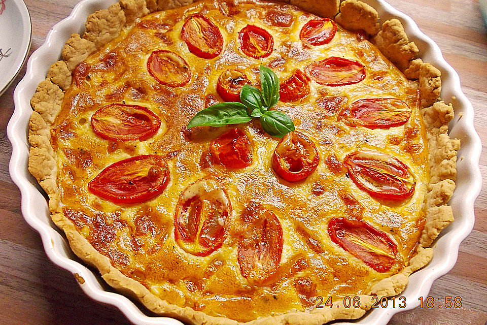 Tomaten-Mozzarella-Tarte