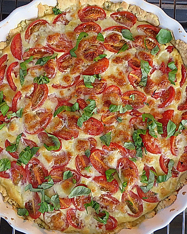 Tomaten-Mozzarella-Tarte