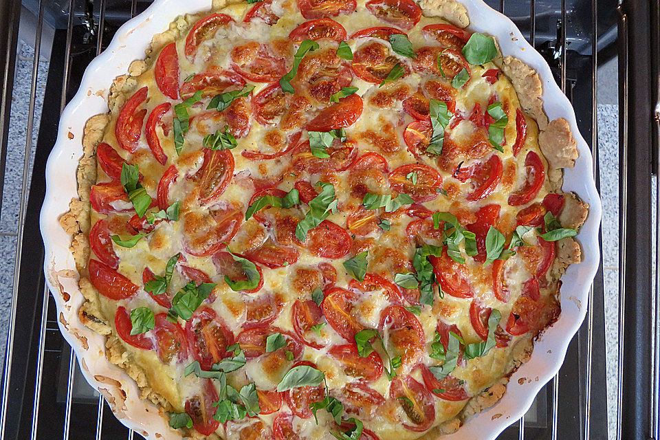 Tomaten-Mozzarella-Tarte