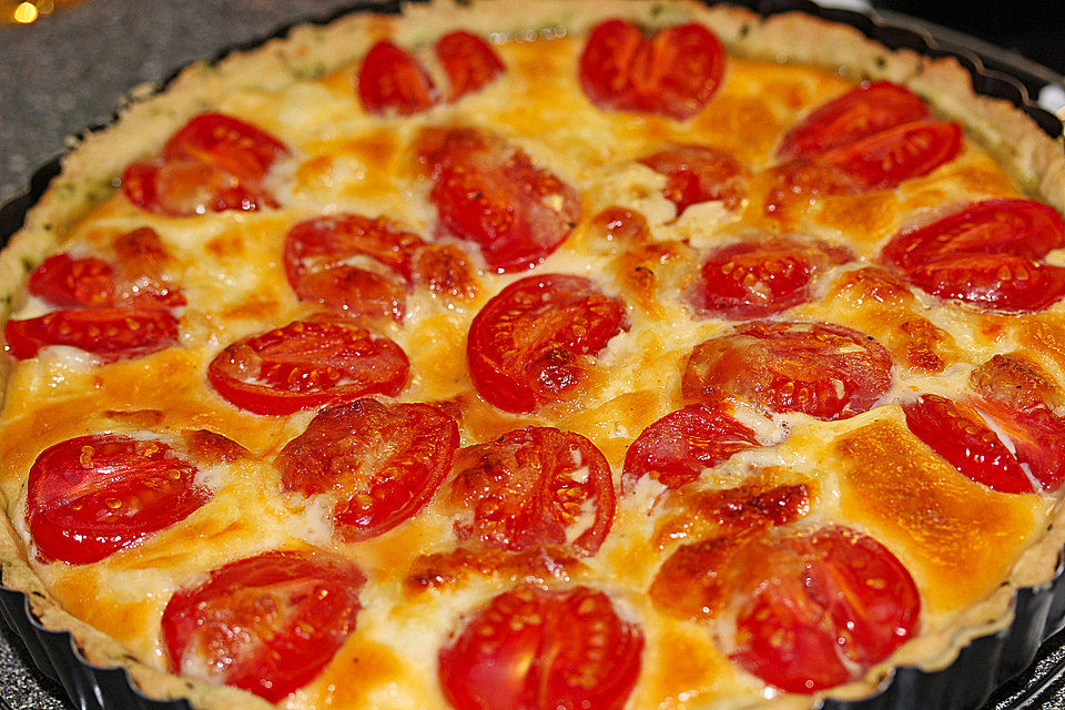 Tomaten-Mozzarella-Tarte