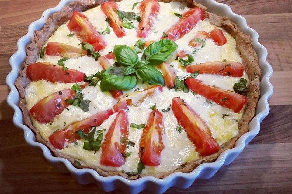 Tomaten-Mozzarella-Tarte