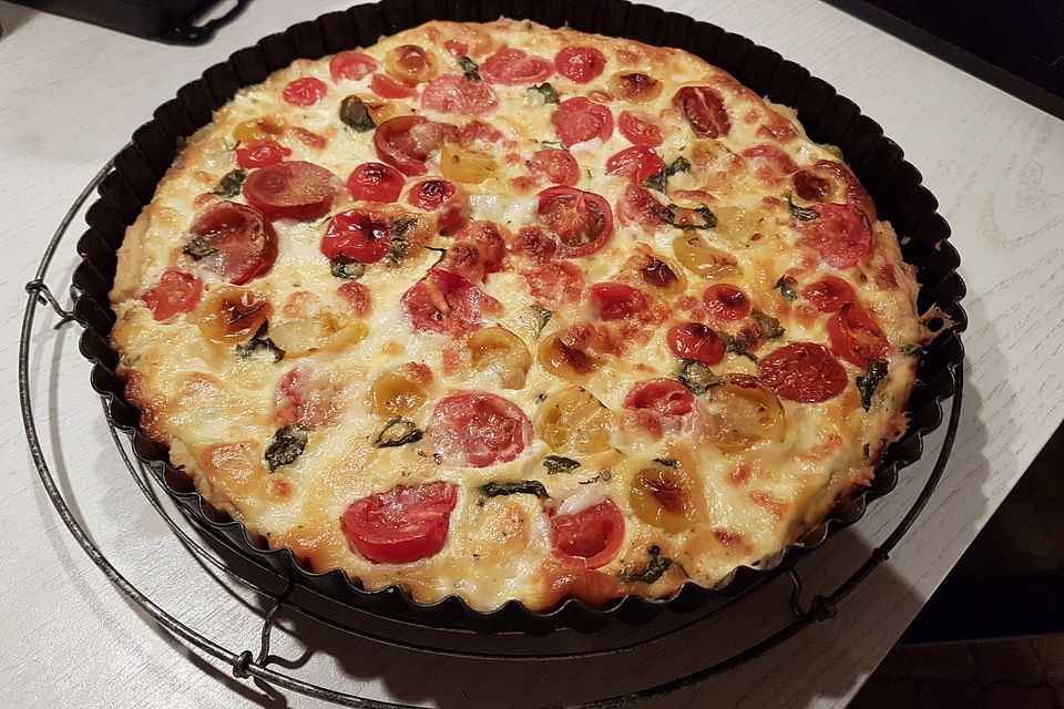 Tomaten-Mozzarella-Tarte