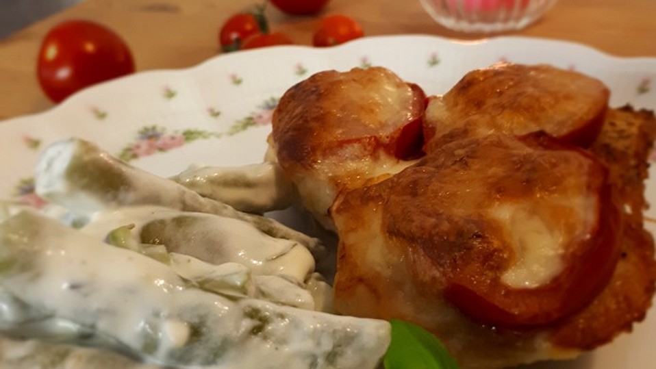 Tomaten-Mozzarella-Schnitzel Tomaten-Mozzarella-Schnitzel