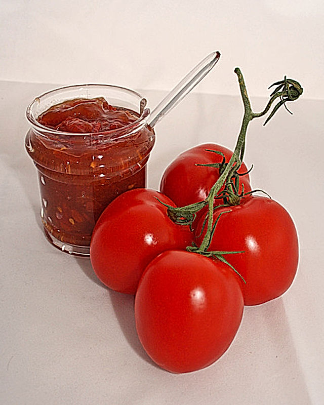 Tomatenmarmelade mit Prosecco