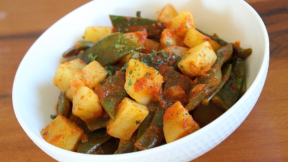 Grüne Bohnen mit Kartoffeln-image