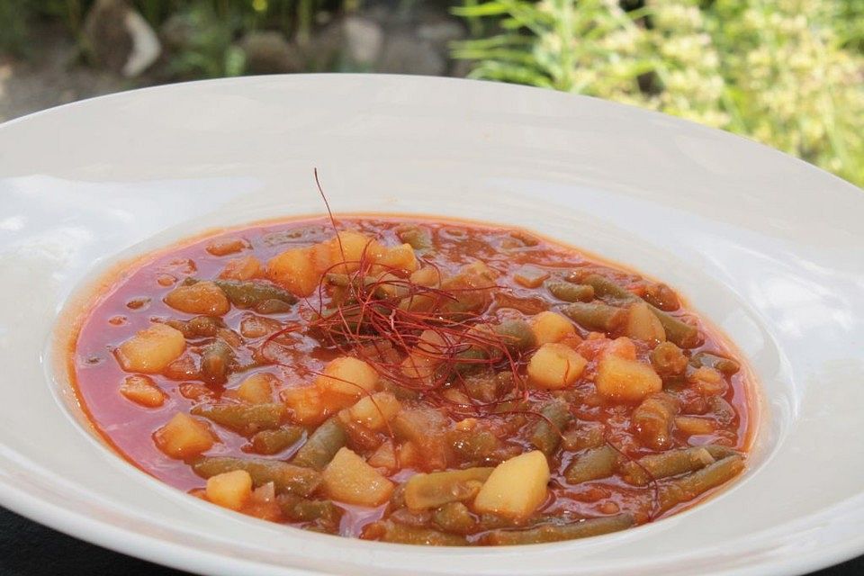 Grüne Bohnen mit Kartoffeln