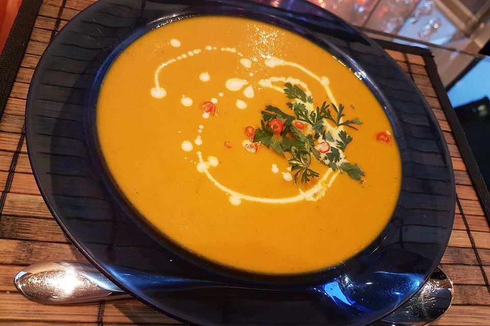 Karotten-Süßkartoffel-Suppe