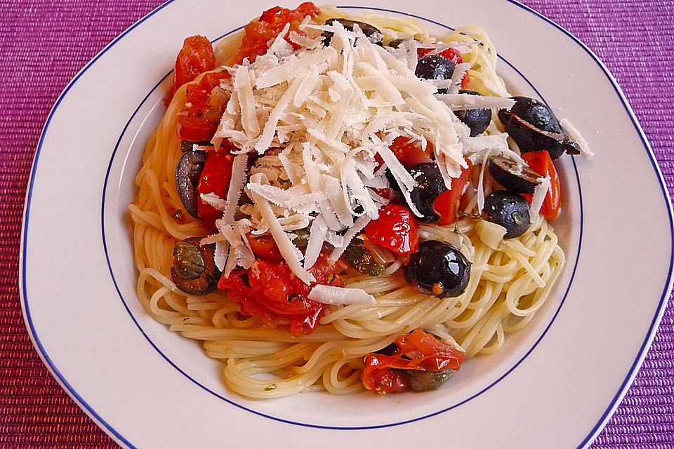 Frische Tomaten-Pasta