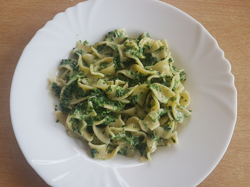 Tagliatelle mit Mascarpone und Spinat von schmausimausi| Chefkoch