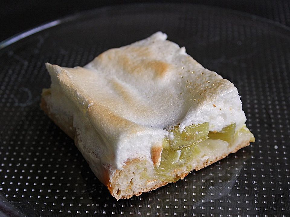 Rhabarberkuchen mit Eischnee von moosmutzel311 | Chefkoch