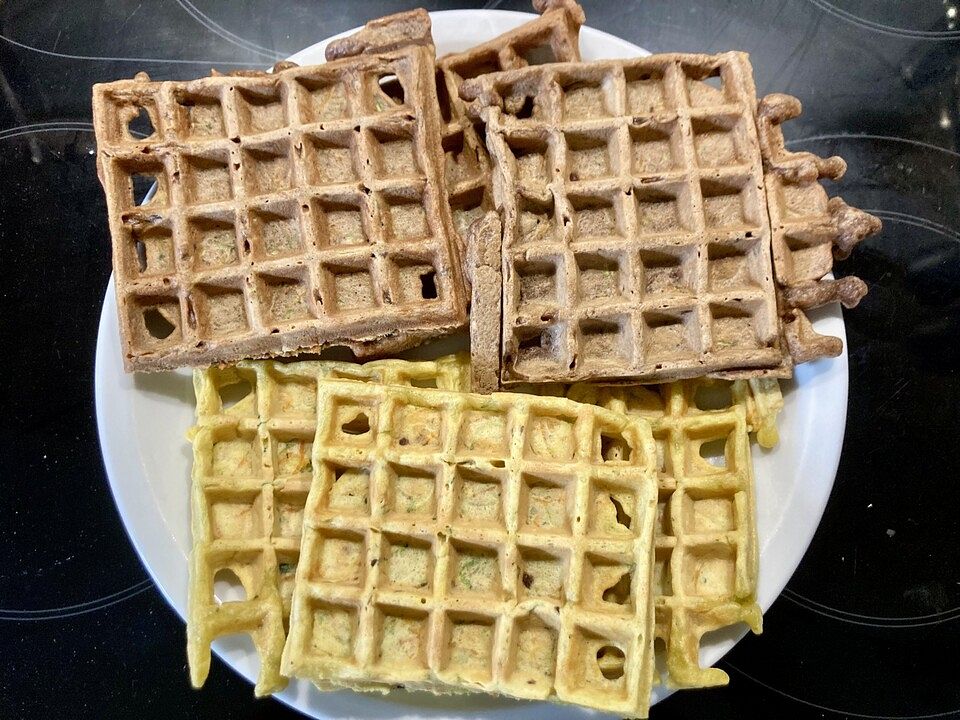 Süße Zucchini-Möhren-Waffeln von Knorpelchen| Chefkoch