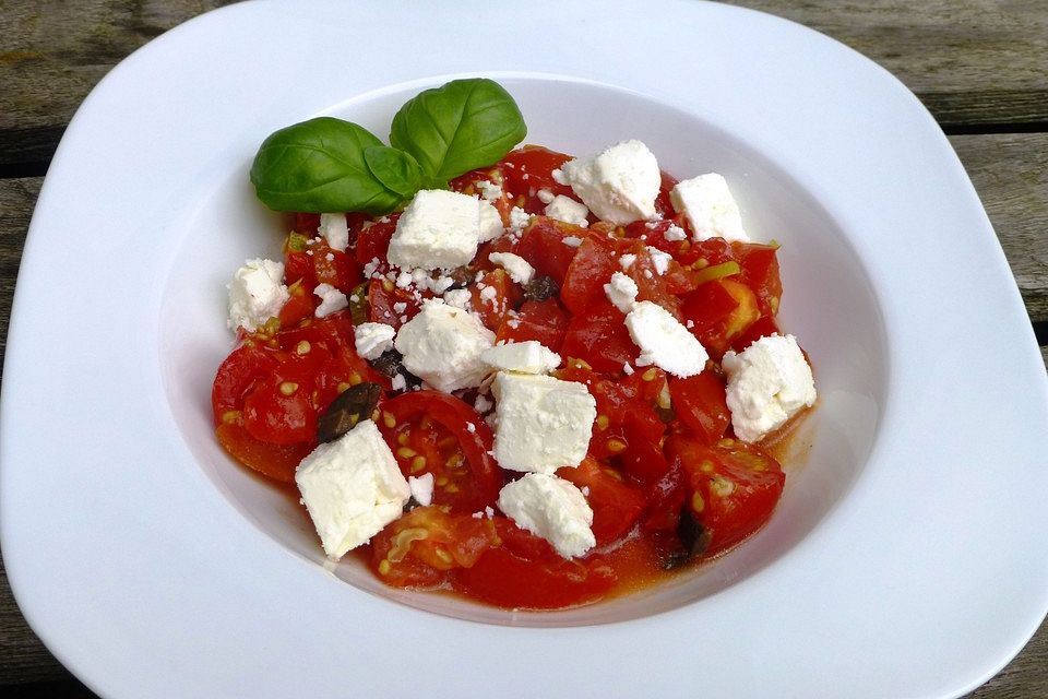 Griechischer Tomatensalat à la Dimitrios