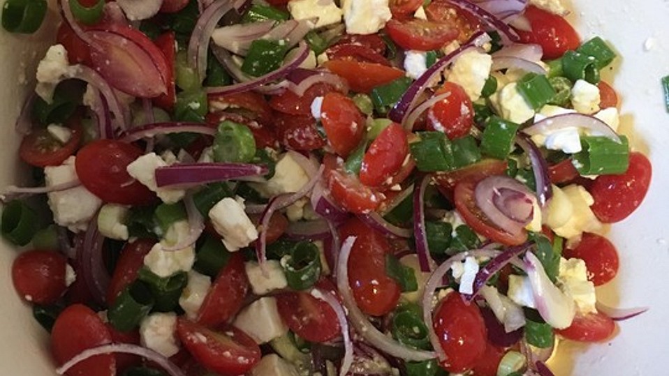 Griechischer Tomatensalat à la Dimitrios