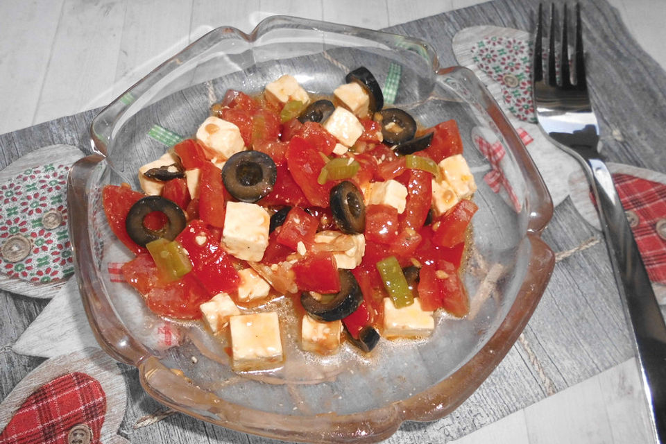 Griechischer Tomatensalat à la Dimitrios