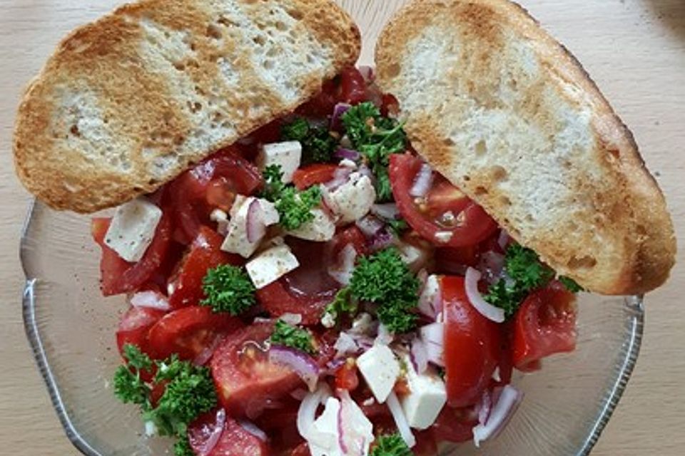 Griechischer Tomatensalat à la Dimitrios