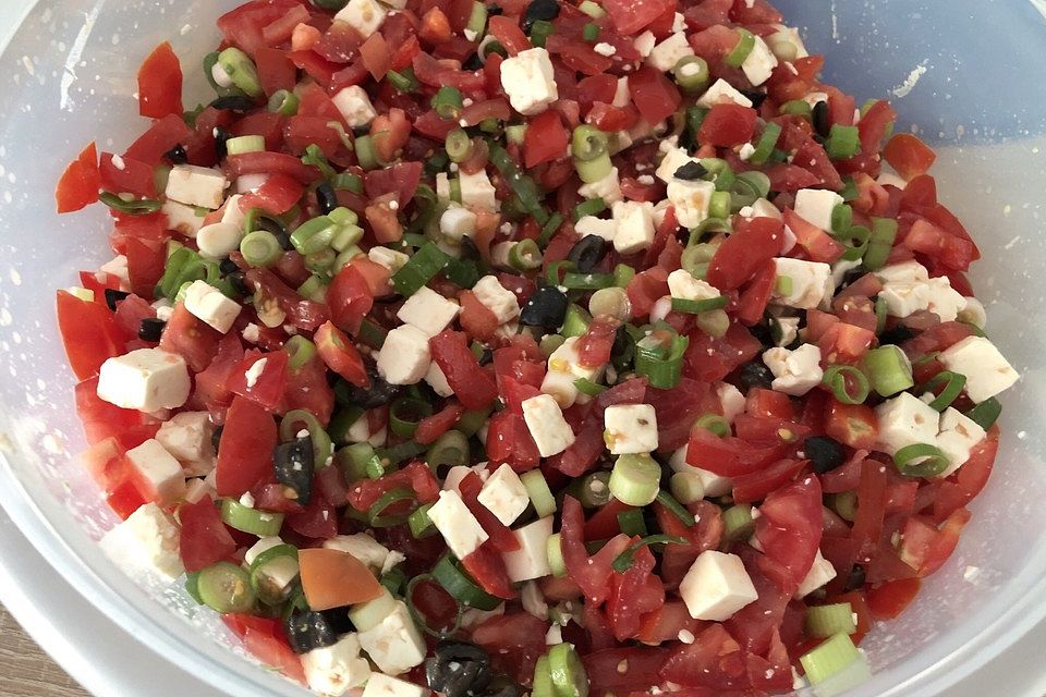 Griechischer Tomatensalat à la Dimitrios