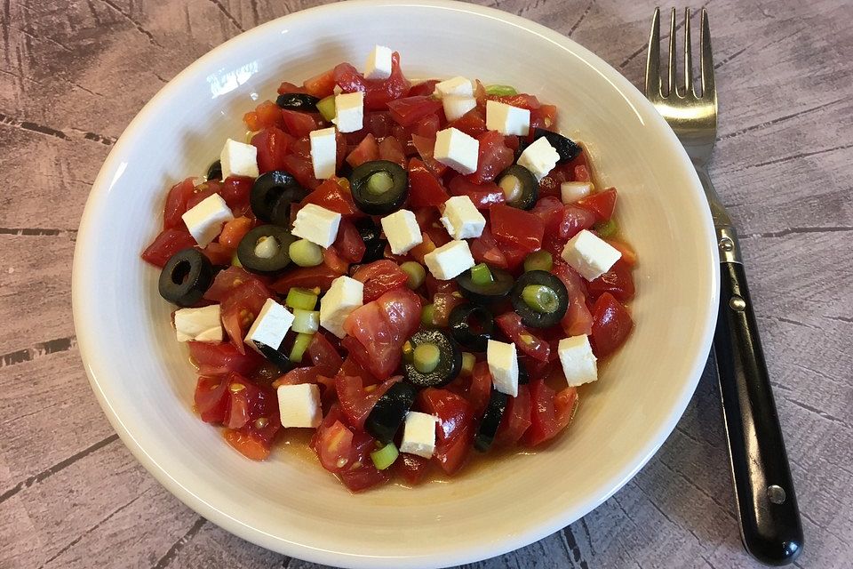 Griechischer Tomatensalat à la Dimitrios