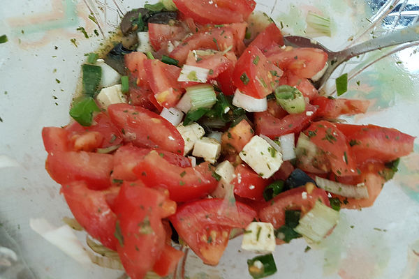 Griechischer Tomatensalat à la Dimitrios von bärenmama | Chefkoch