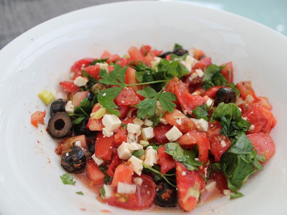 Griechischer Tomatensalat à la Dimitrios| Chefkoch