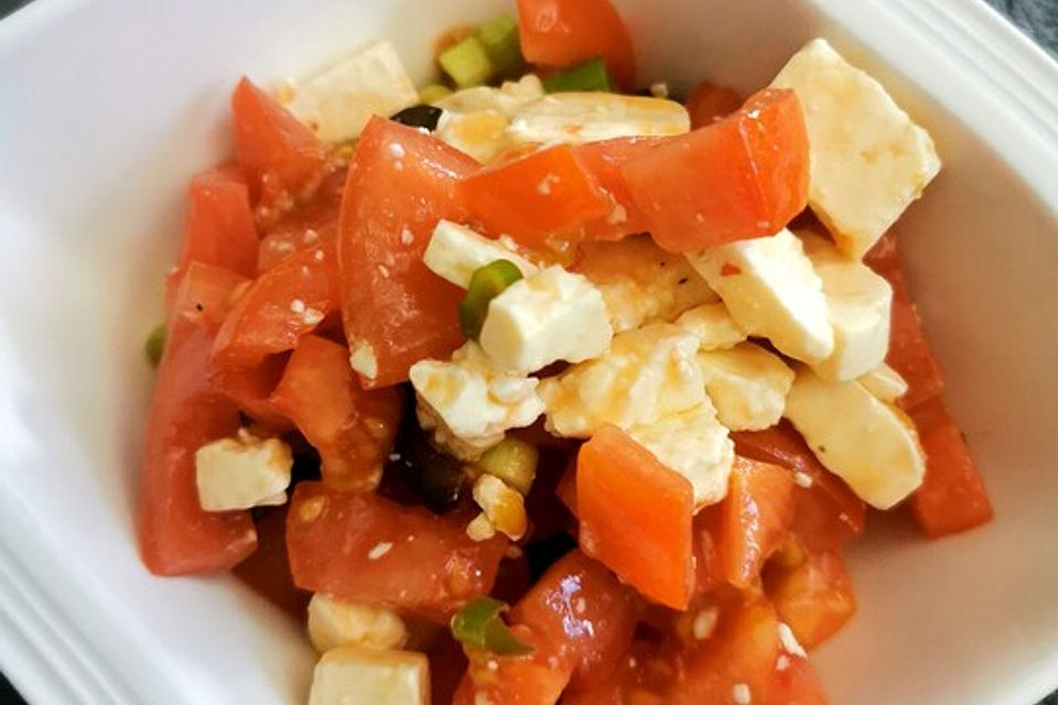 Griechischer Tomatensalat à la Dimitrios