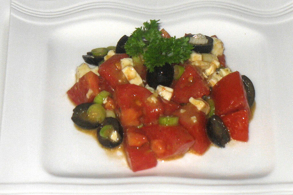 Griechischer Tomatensalat à la Dimitrios