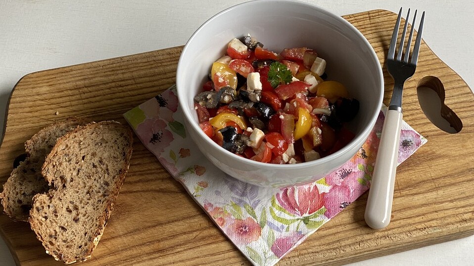 Griechischer Tomatensalat à la Dimitrios