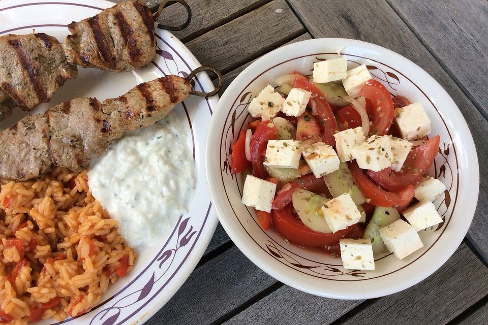 Griechischer Tomatensalat à la Dimitrios