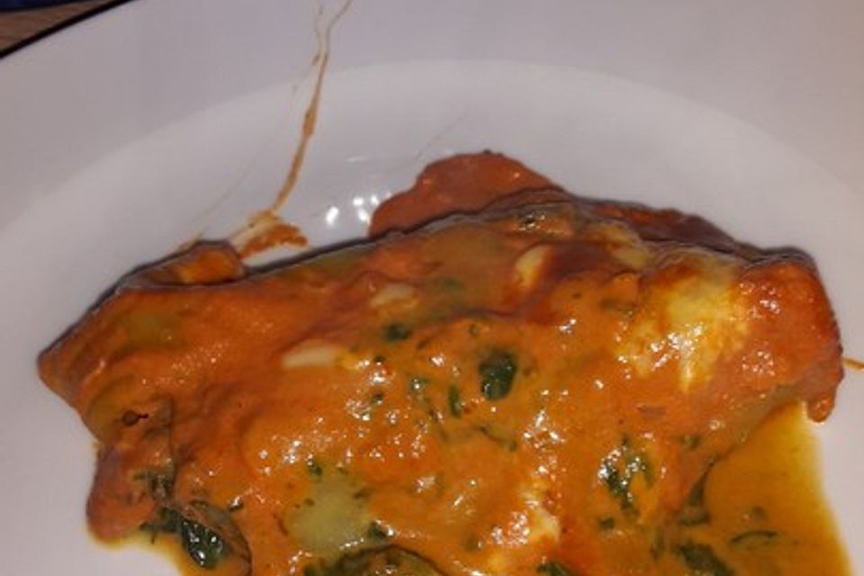 Vegetarisch gefüllte Cannelloni