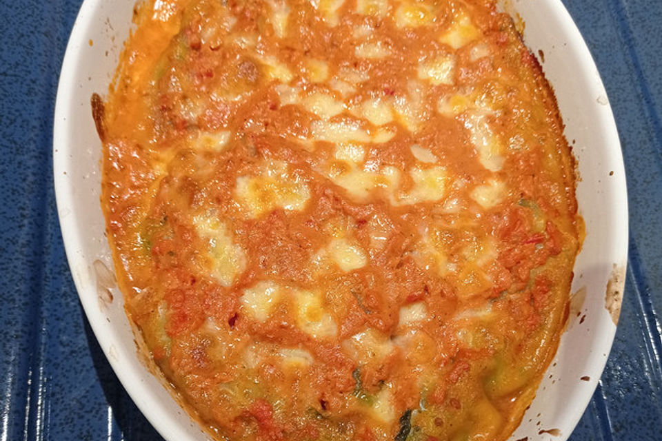 Vegetarisch gefüllte Cannelloni