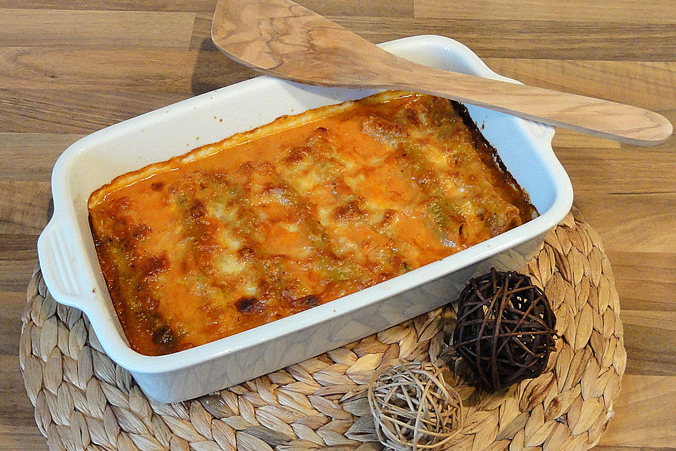 Vegetarisch gefüllte Cannelloni