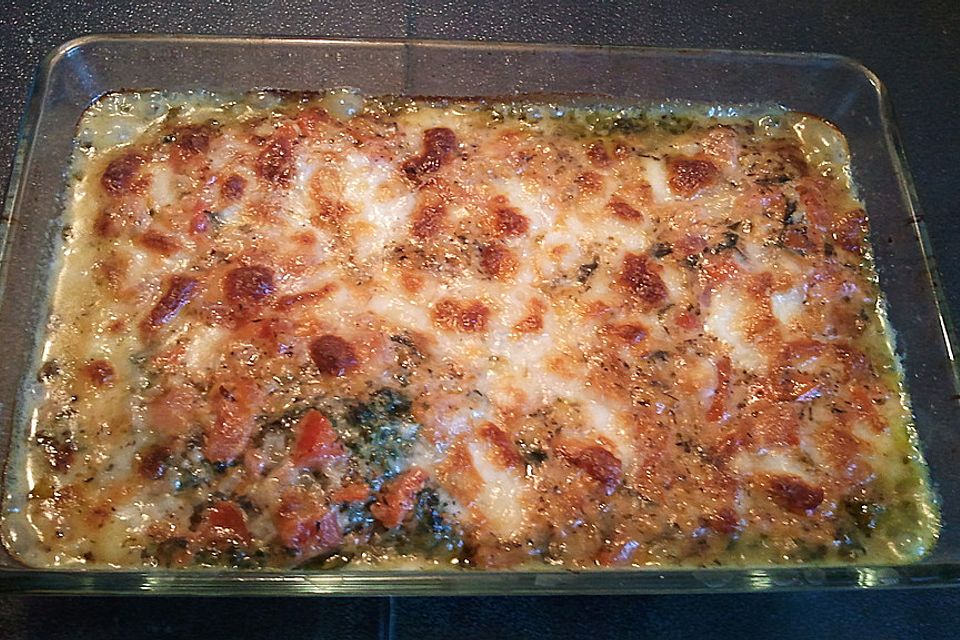 Vegetarisch gefüllte Cannelloni