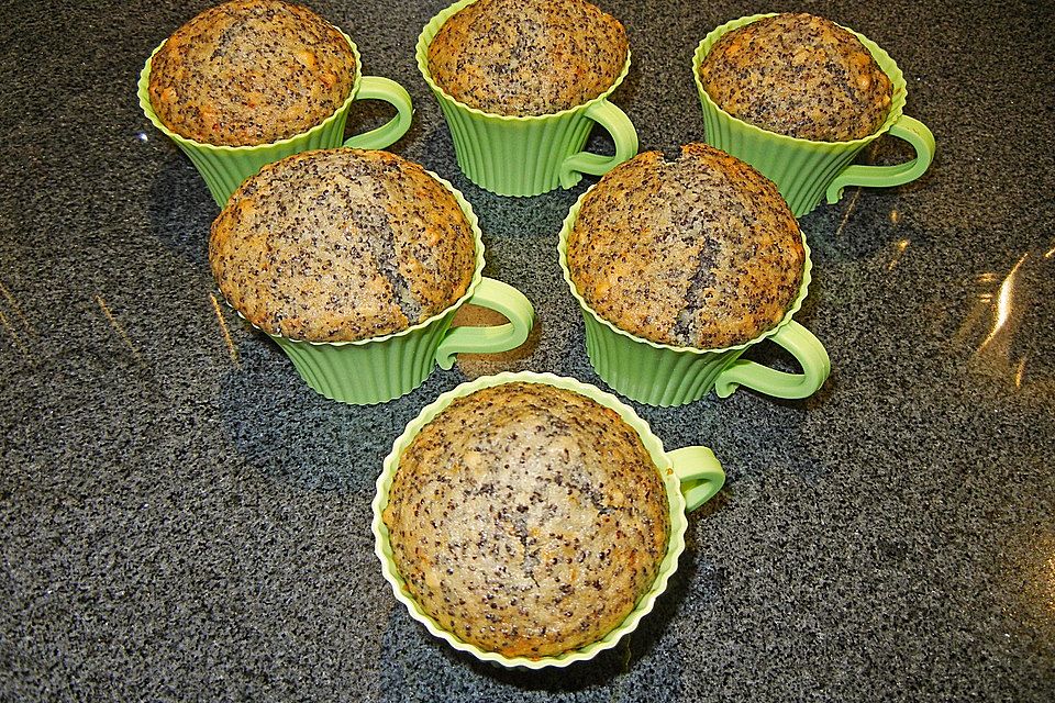 Mohn - Mandel Muffins