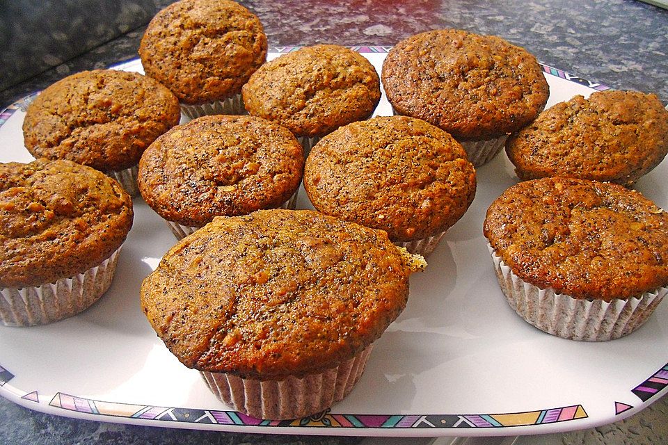 Mohn - Mandel Muffins