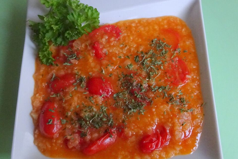 Möhren-Tomaten-Suppe