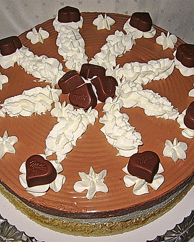 Milka Herzen-Torte