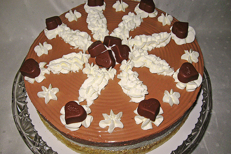 Milka Herzen-Torte