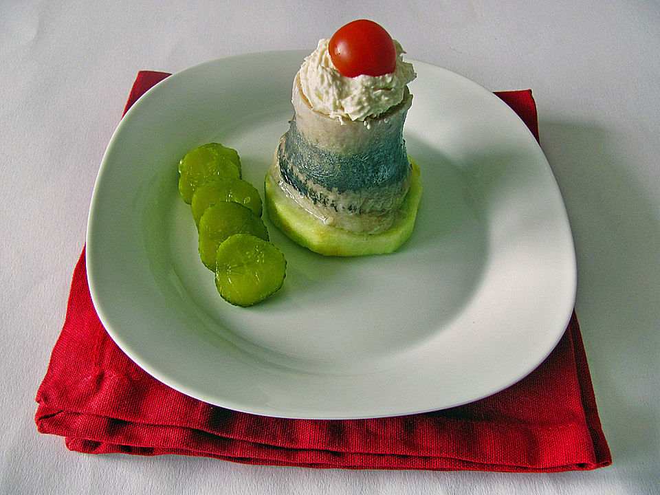 Matjes auf Apfelscheiben von pralinchen| Chefkoch