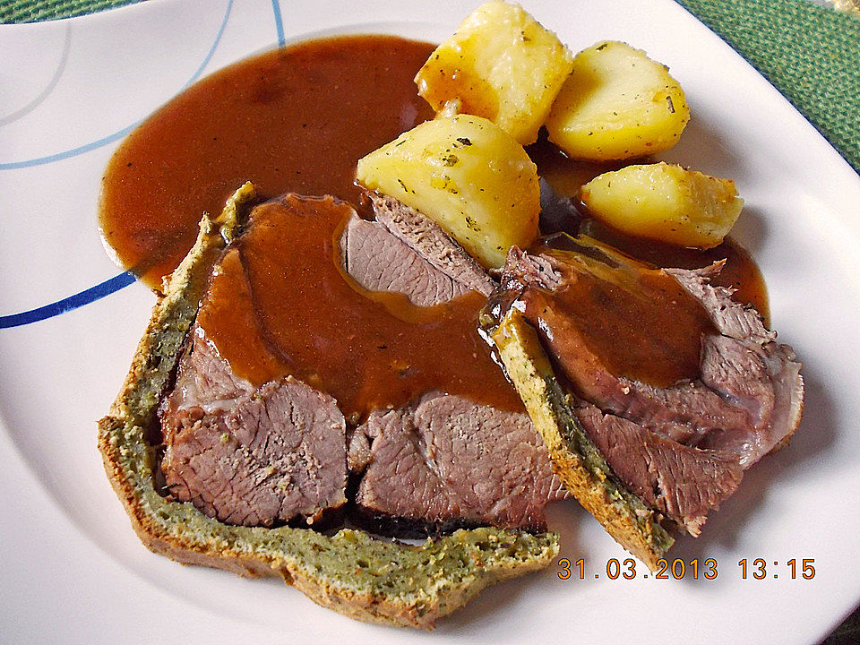 Lammkeule mit Knoblauch-Kräuterkruste von kleinehobbits| Chefkoch