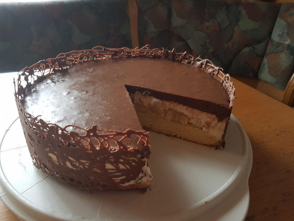 Schokoladen-Bananen-Torte von UschiG| Chefkoch