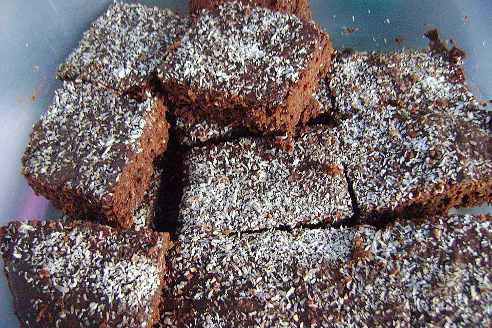 Bananen-Kokos-Brownies