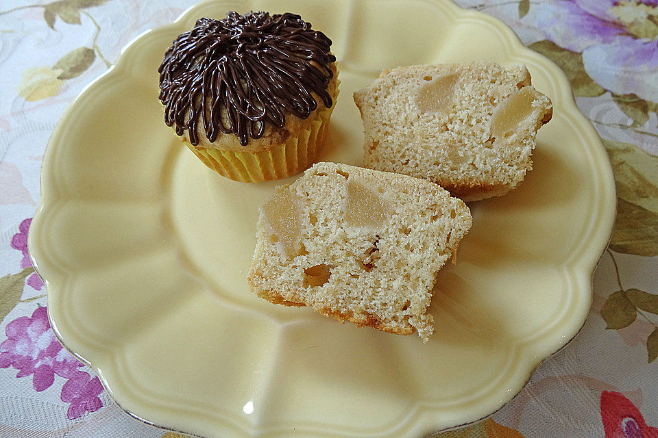 Birnen-Whisky Muffin