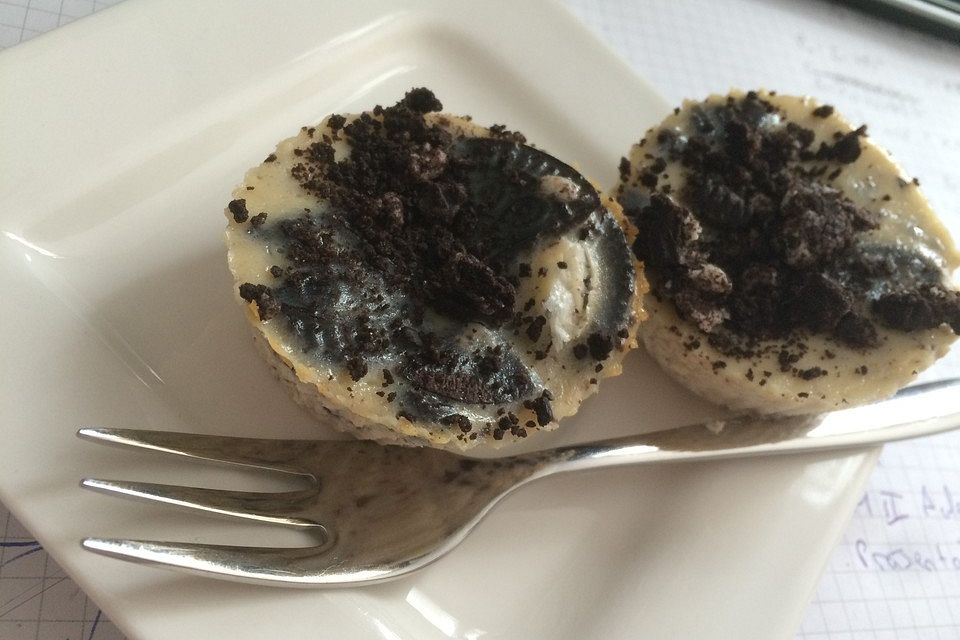 Mini Oreo Cheesecakes