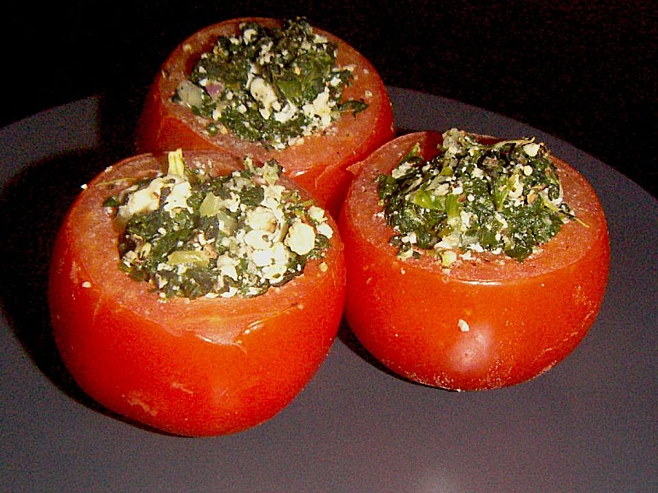 Gefüllte Tomaten mit Feta und Spinat von sundream2| Chefkoch