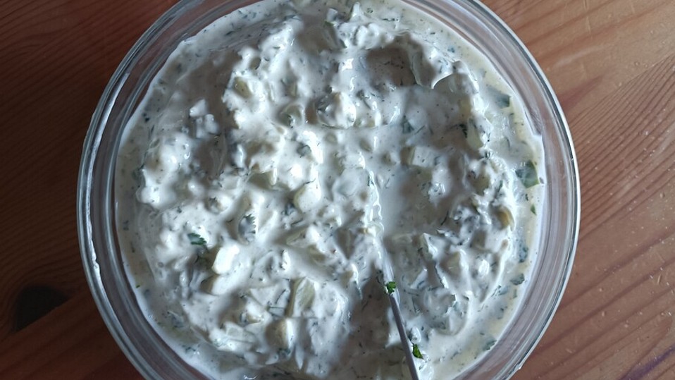 Gurken-Raita mit Minze und Koriander von chica*